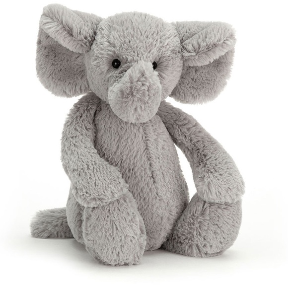 Jellycat Bashful Grey Elephant - Picture 1 of 4